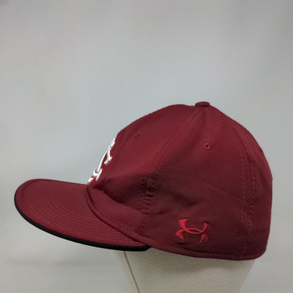 Under Armour University of South Carolina Fitted Hat Red Size MK Gamecocks