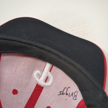 OC Sports Philadelphia Phillies MLB Red Baseball Cap OSFM Strapback Adjustable