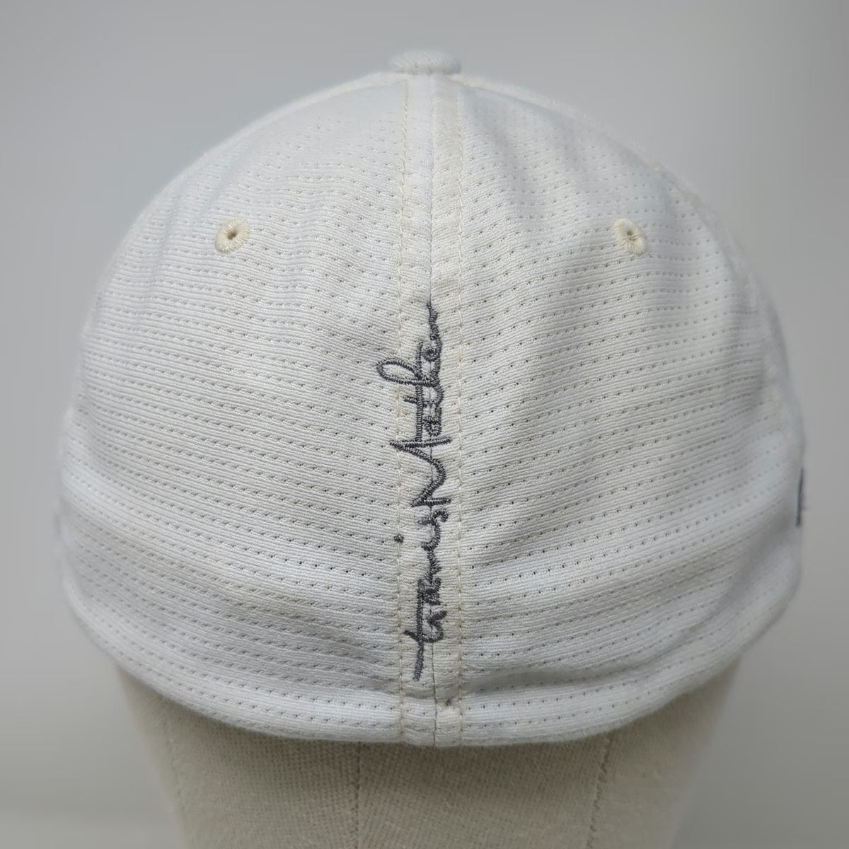 TravisMathew Baseball Cap White XL Coronado Golf Course Flexfit Polyester Hat