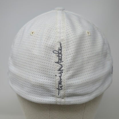 TravisMathew Baseball Cap White XL Coronado Golf Course Flexfit Polyester Hat