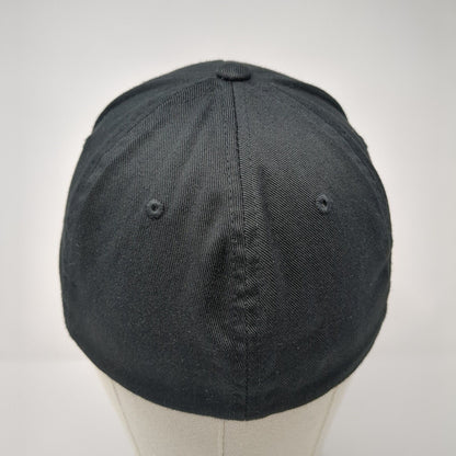 Scoular Fitted Hat Black S/M Embroidered Solid Flexfit Port Authority
