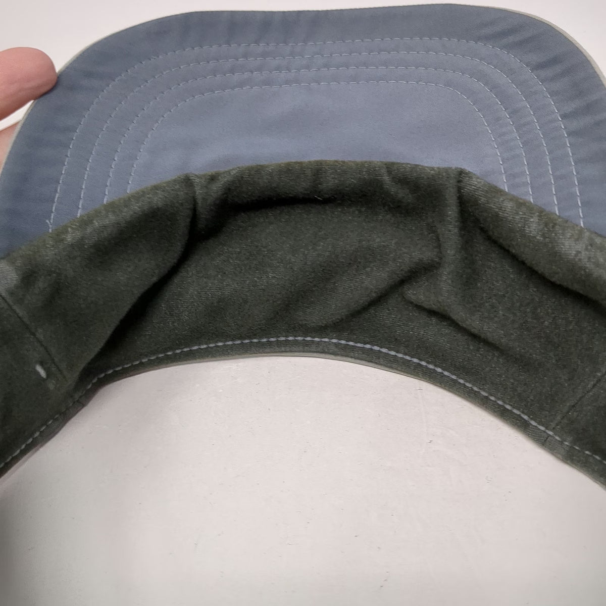 Sprigs Visor Gray One Size Fleece Lined Ear Warmer Reflective Running Hat