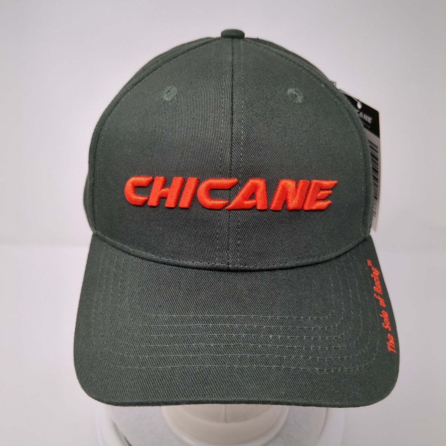 Chicane Snapback Hat Black Red OSFA Embroidered Logo W/Tags Rove