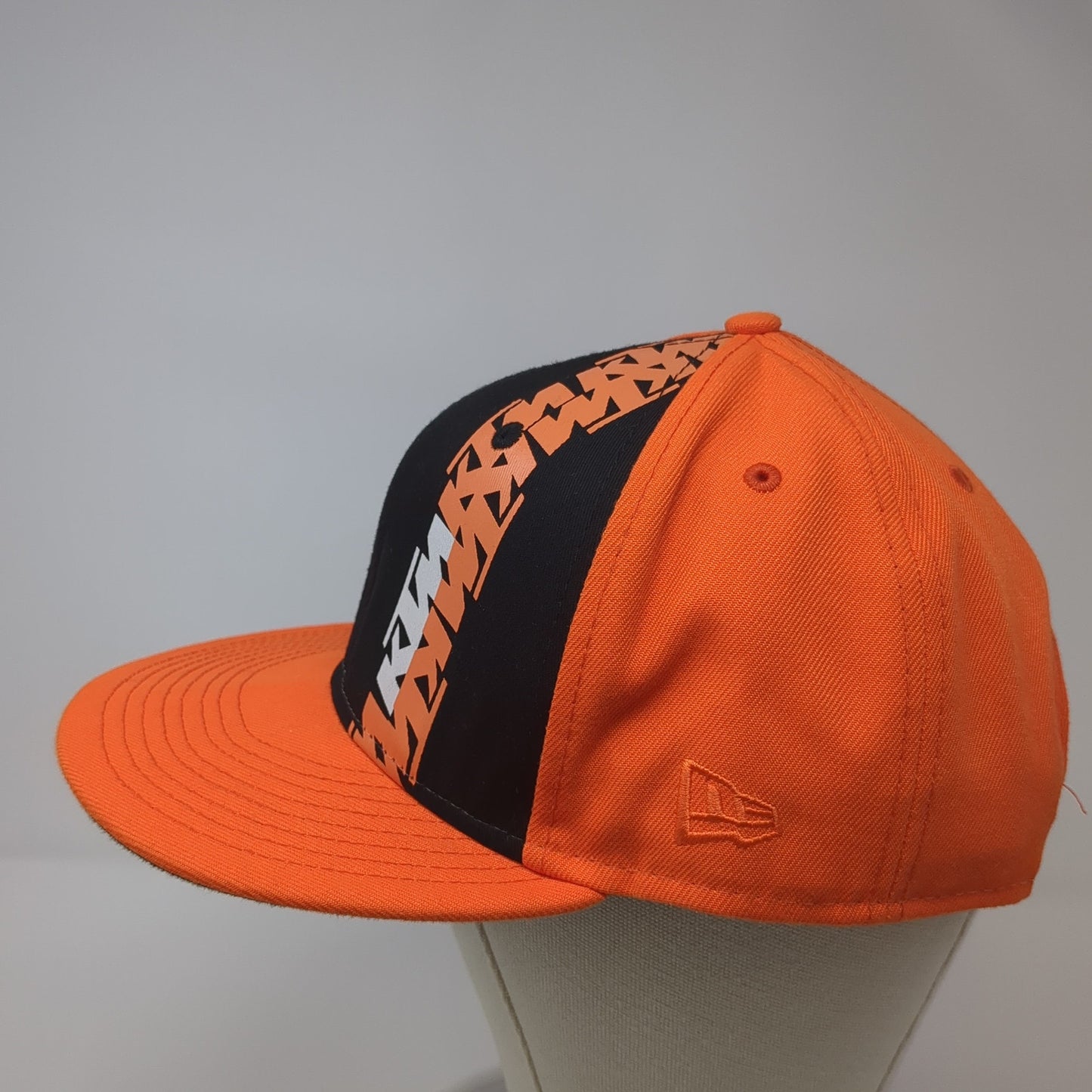 KTM Snapback Hat Orange One Size Adjustable Colorblock New Era 6 Panel