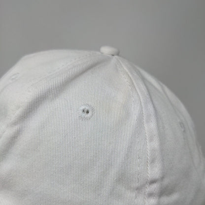 Cheval Golf and Country Club Strapback Hat White One Size Embroidered