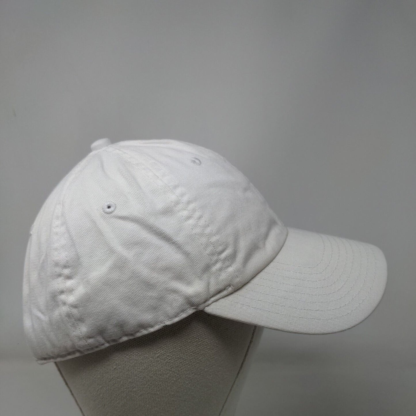 Nike Slideback Hat White OSFM Adjustable Embroidered 6 Panel Heritage86