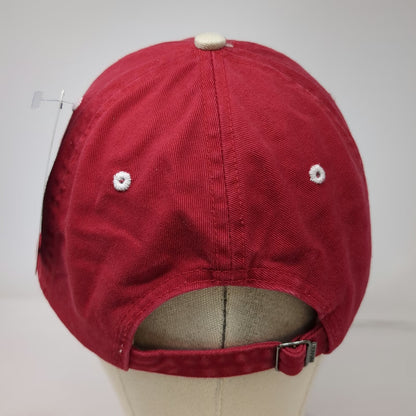 Perrin Baseball Cap Red One Size Philadelphia 1776 Embroidery Slideback Hat