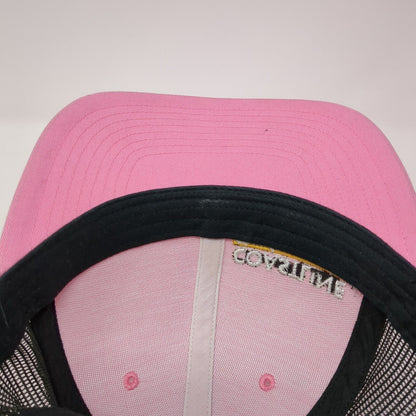 Coastline Equipment Snapback Trucker Hat Pink OS Adjustable Mesh Back Richardson