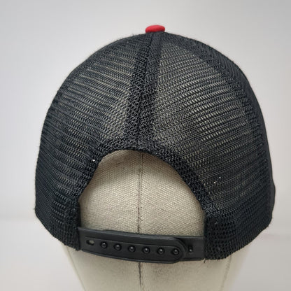 Sick Boy Motorcycles Trucker Hat Red One Size Snapback Mesh Black Embroidered