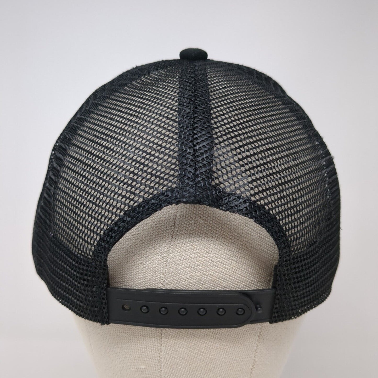 Boise Idaho Patch Snapback Mesh Back Trucker Hat Black One Size Solid