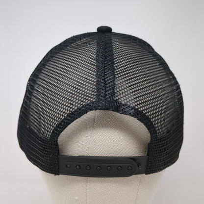 Boise Idaho Patch Snapback Mesh Back Trucker Hat Black One Size Solid