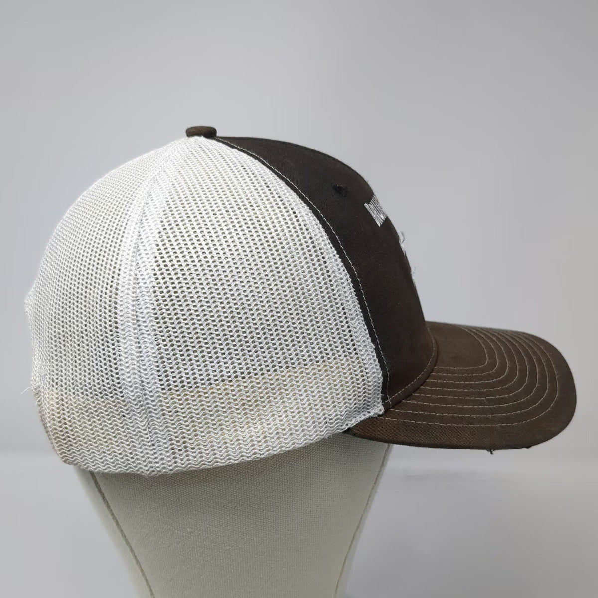 Richardson Trucker Hat Black One Size Brunson Masonry Mesh Snapback Style 112