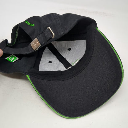 TD Bank Baseball Cap Black One Size Slideback America Most Convenient Visor hat