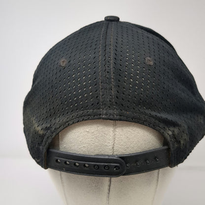 Nike 5 Panel Hat Black Gray One Size Nike Air Logo Mesh Flat Brim Snapback True
