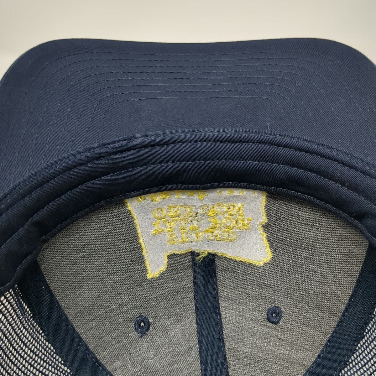 Richardson Trucker Hat Blue Yellow L Oregon Dudley 2020 Snapback Mesh Back