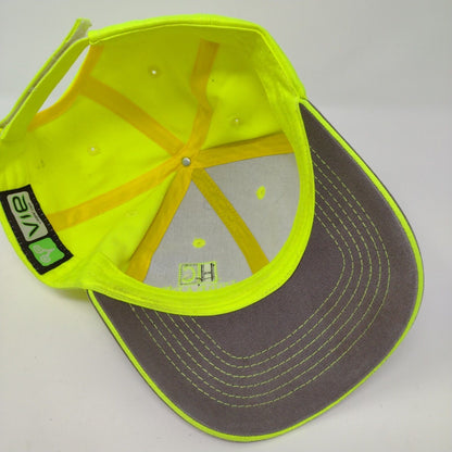 HC Hibbard Construction Strapback Hat Multi OSFA Embroidered Colorblock