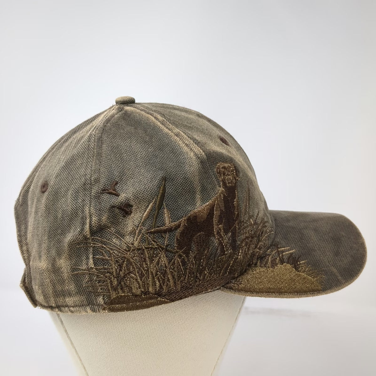 Dri Duck Baseball Cap Brown One Size Wildlife Series Hunting Dog Ducks Hat