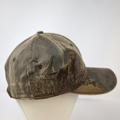 Dri Duck Baseball Cap Brown One Size Wildlife Series Hunting Dog Ducks Hat