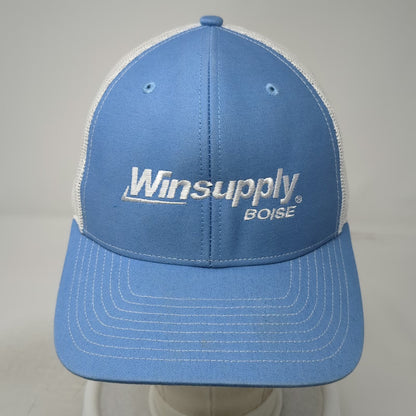 Richardson Trucker Hat Blue White One Size Winsupply Boise Embroidered Snapback