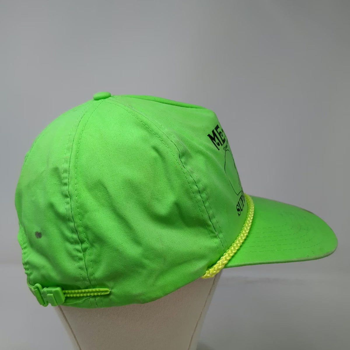Otto Cap 5 Panel Green One Size NFL Super Bowl XXVI Me-n-Ed's Pizza Hat Vintage