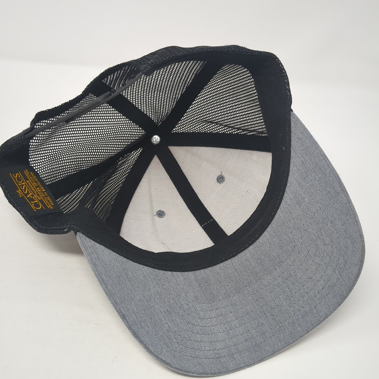 Newport Brewing Company Snapback Trucker Hat Gray One Size Mesh Back