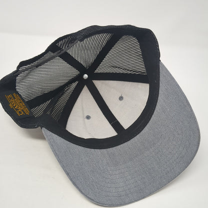 Newport Brewing Company Snapback Trucker Hat Gray One Size Mesh Back