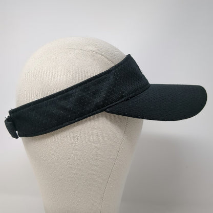 Nike Visor Black One Size Mesh Adjustable Embroidered Logo Sport Golf Tennis Hat