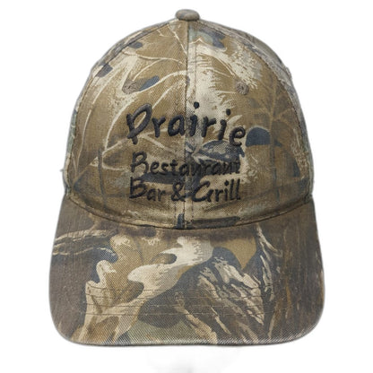 Outdoor Cap Baseball Cap Brown One Size Camo Prairie Restaurant Bar & Grill Hat
