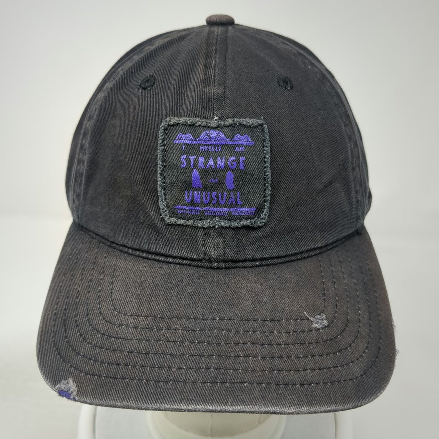 Beetlejuice Baseball Cap Black One Size Strange Unusual Skulls Movie Promo Hat