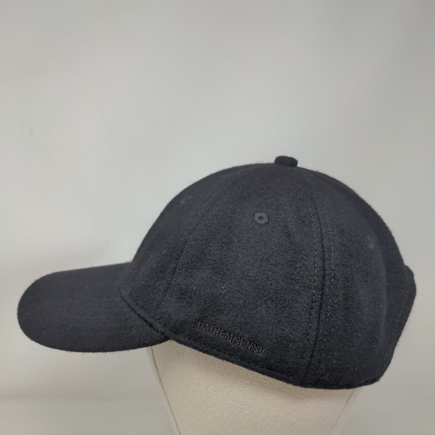 Gadiemkensd Slideback Hat Black Large Adjustable 6 Panel Wool Solid Blank