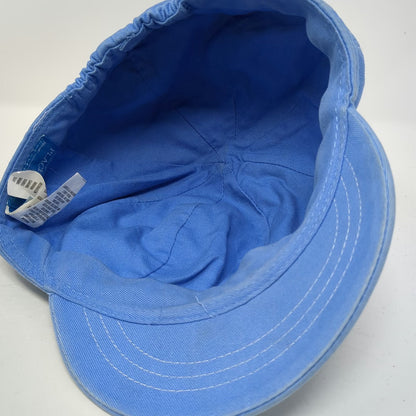 The Children's Place Blue Army Cap One Size Embroidered Hearts Rhinestones Hat