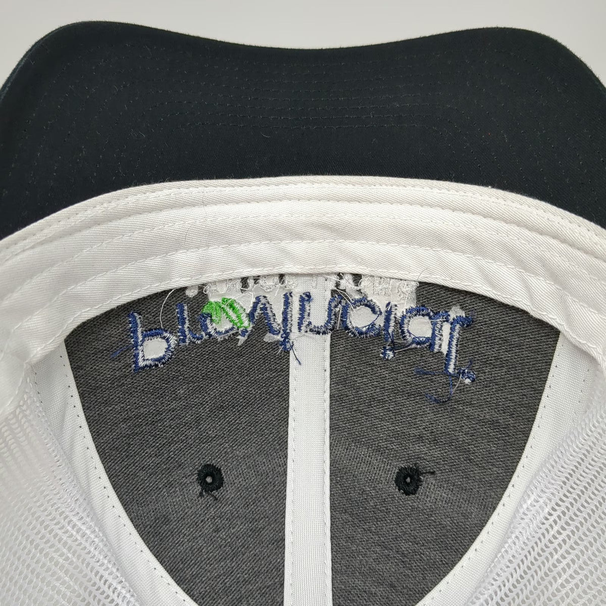 Richardson 115 Trucker Hat Black L Provincial Senior Living Mesh Snapback Brim