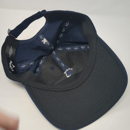 Callaway Slideback Baseball Cap Blue One Size Adjustable Embroidered 6 Panel
