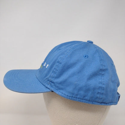 Creekside Sun Valley Slideback Hat Blue OSFA Classic Cut Ahead Vintage Cotton
