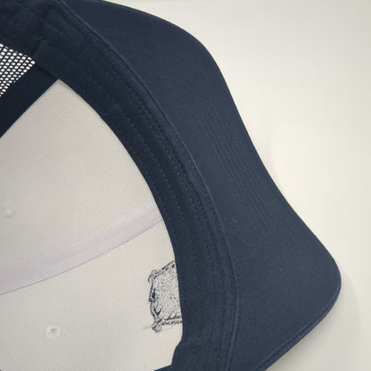 Meadow Golf Snapback Trucker Hat Blue One Size Adjustable Mesh Back Richardson