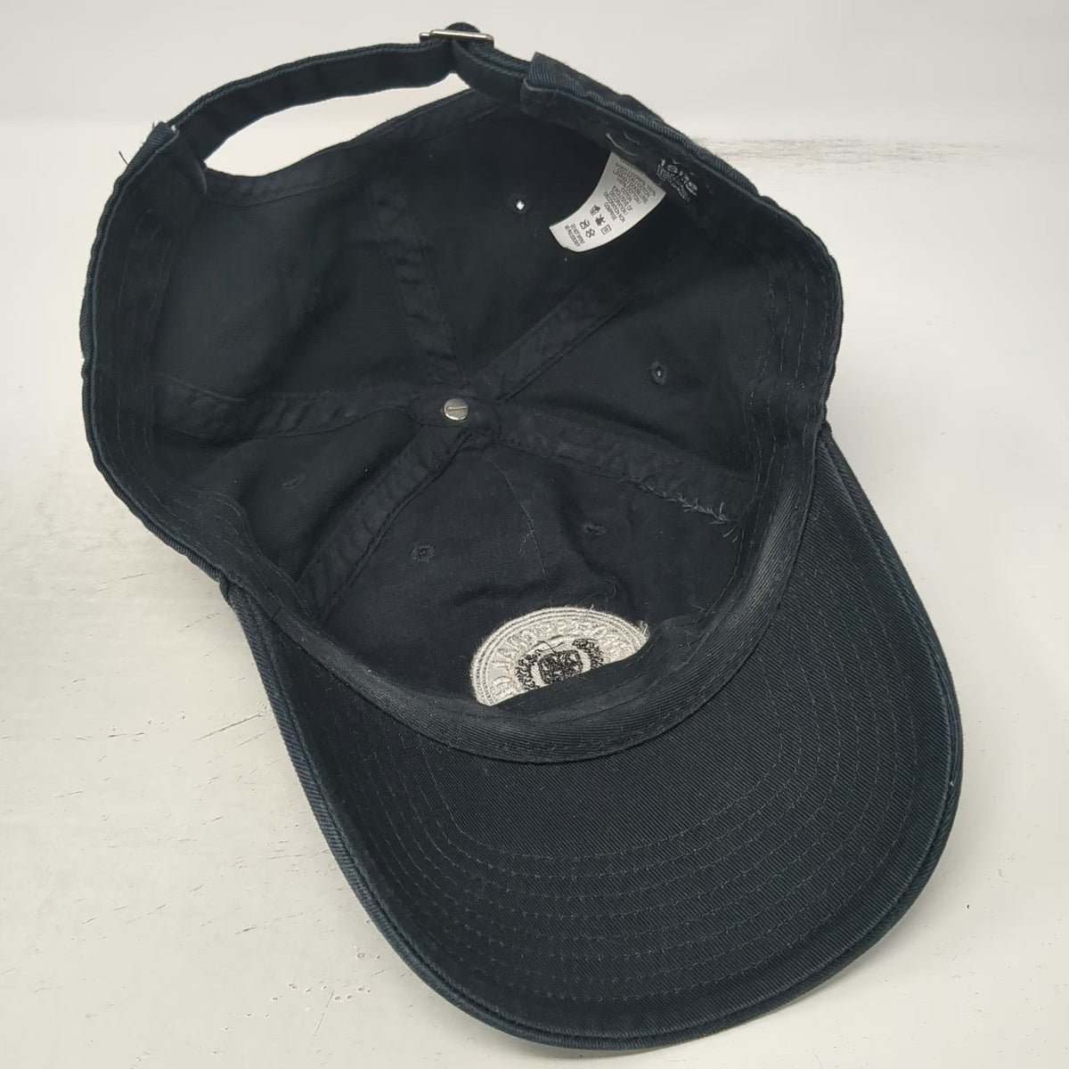 Nike Baseball Cap Black OSFM Heritage 86 Pre-Professional Club Adjustable Hat