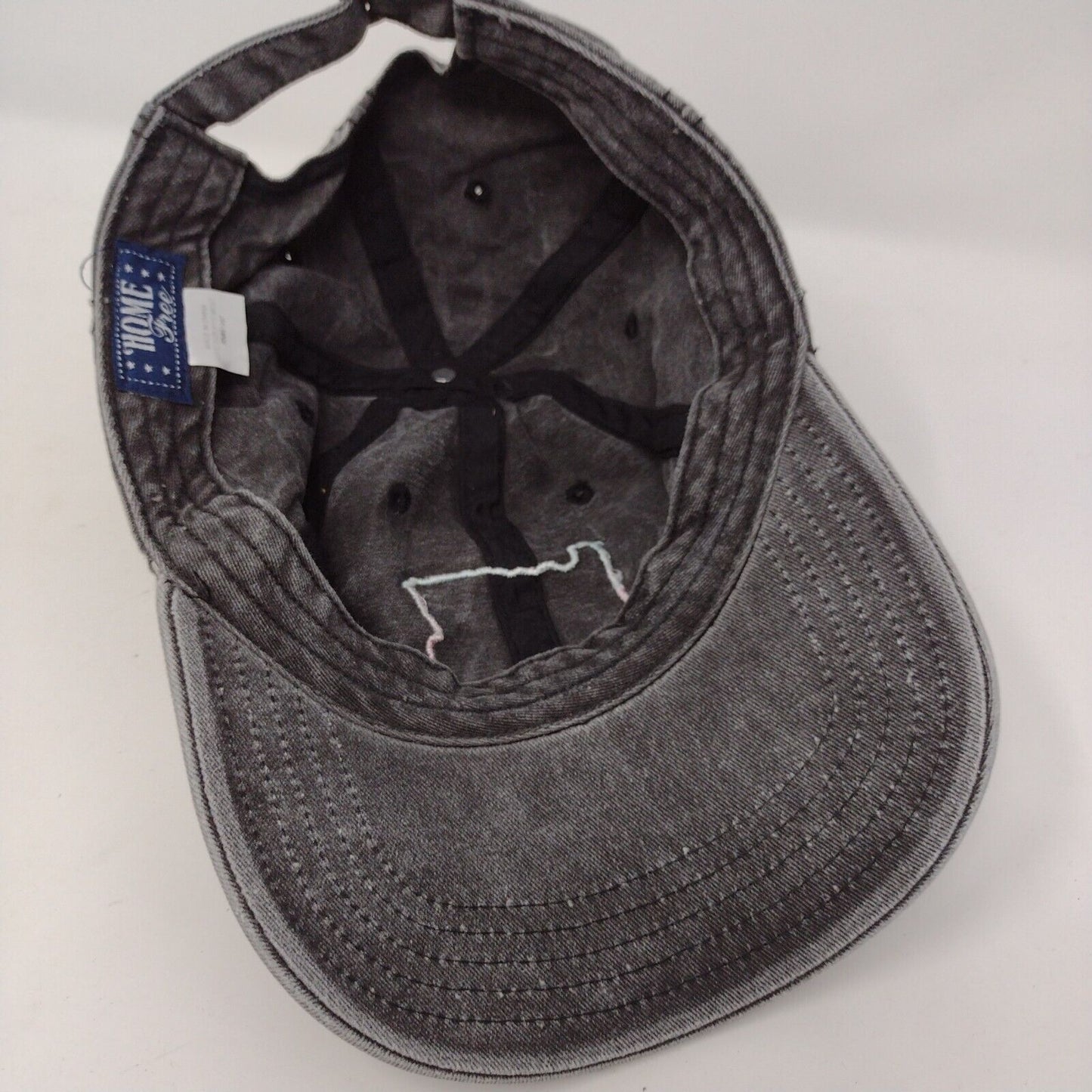 Oregon Slideback Hat Gray OSFM Adjustable Embroidered Home Free