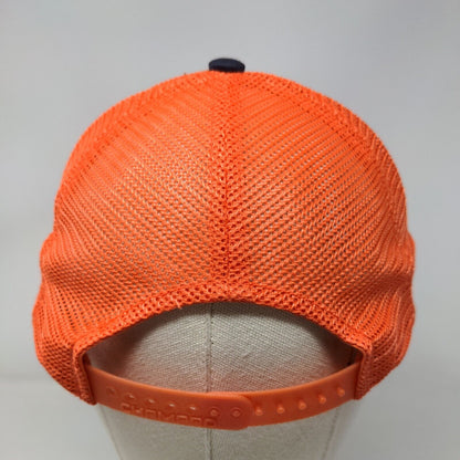 Clemson Tigers Snapback Mesh Back Trucker Hat Blue Orange OS Embroidered NCAA