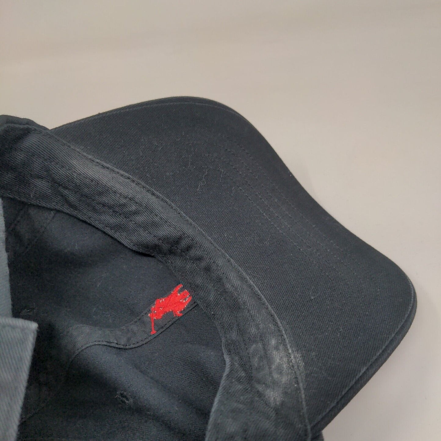 Polo Ralph Lauren Slideback Hat Black One Size Adjustable Embroidered Pony