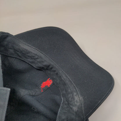 Polo Ralph Lauren Slideback Hat Black One Size Adjustable Embroidered Pony