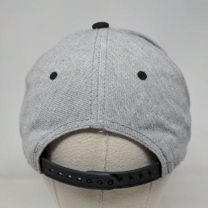 Novus Ordo Seclorum Annuit Coeptis Illuminati Strapback Hat Gray OS Adjustable