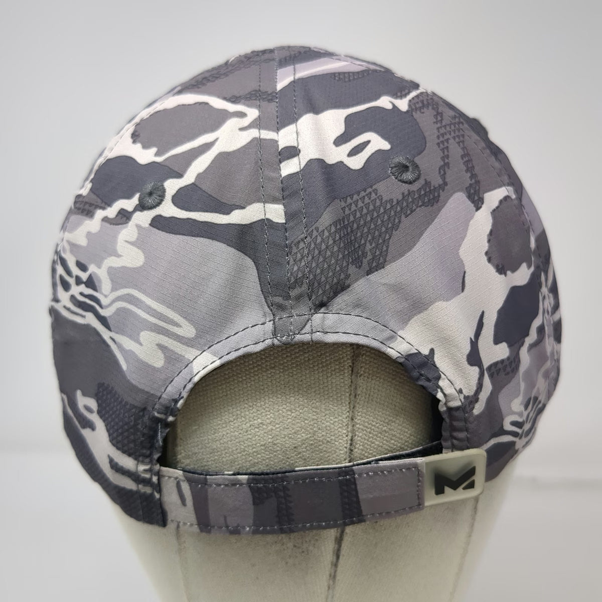 Mission Gray Camo One Size Baseball Cap Hat Strapback Tiger Stripe Cooling