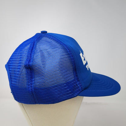 I/D/E/A inc. Executone Telephones Trucker Hat Blue Snapback Mesh Back Vintage