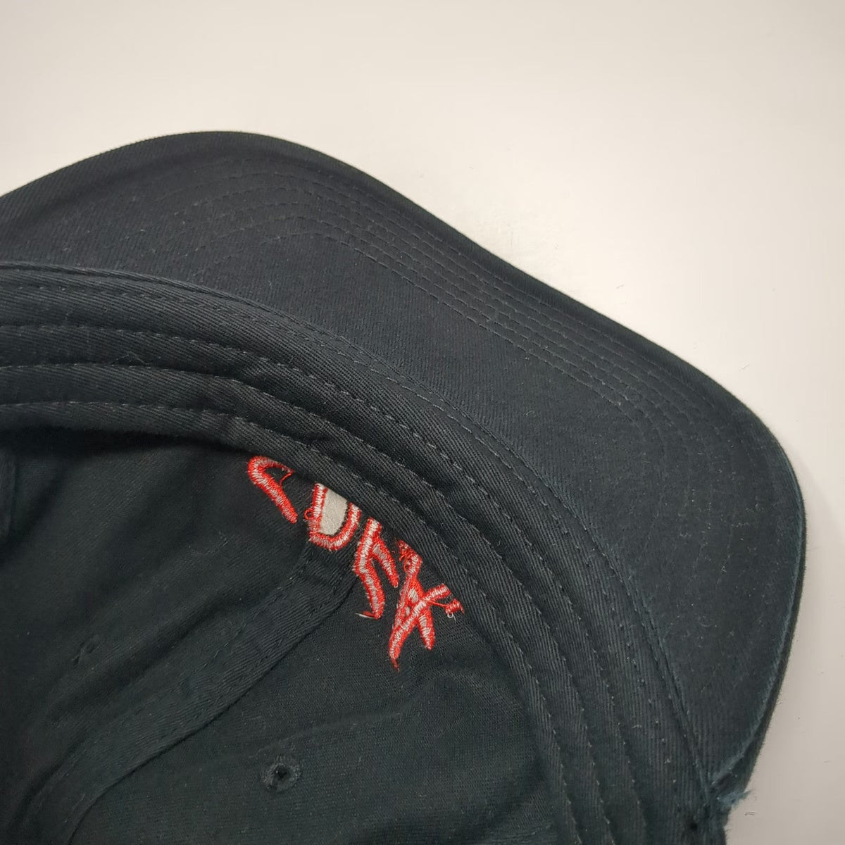 AS Colour Baseball Cap Black One Size SOFA Embroidered Cotton Slideback Hat