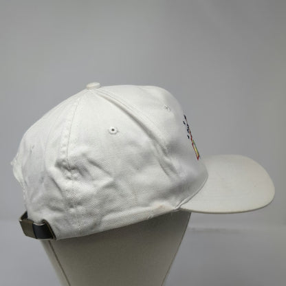 Headshot Baseball Cap White One Size Fiesta San Antonio 99 Embroidered Hat
