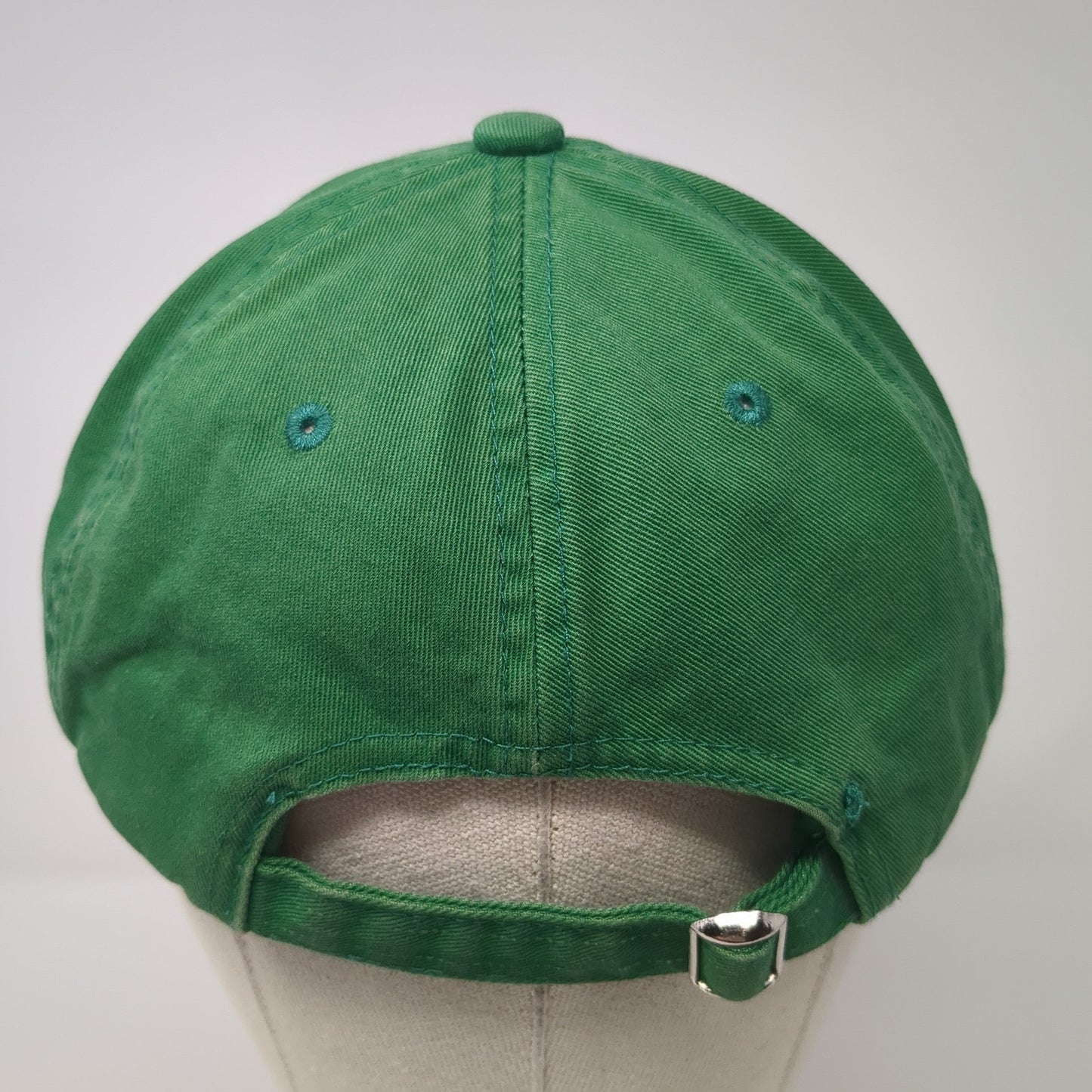 Golf Slideback Hat Green One Size Adjustable Embroidered Vent Holes