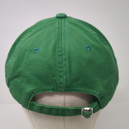 Golf Slideback Hat Green One Size Adjustable Embroidered Vent Holes