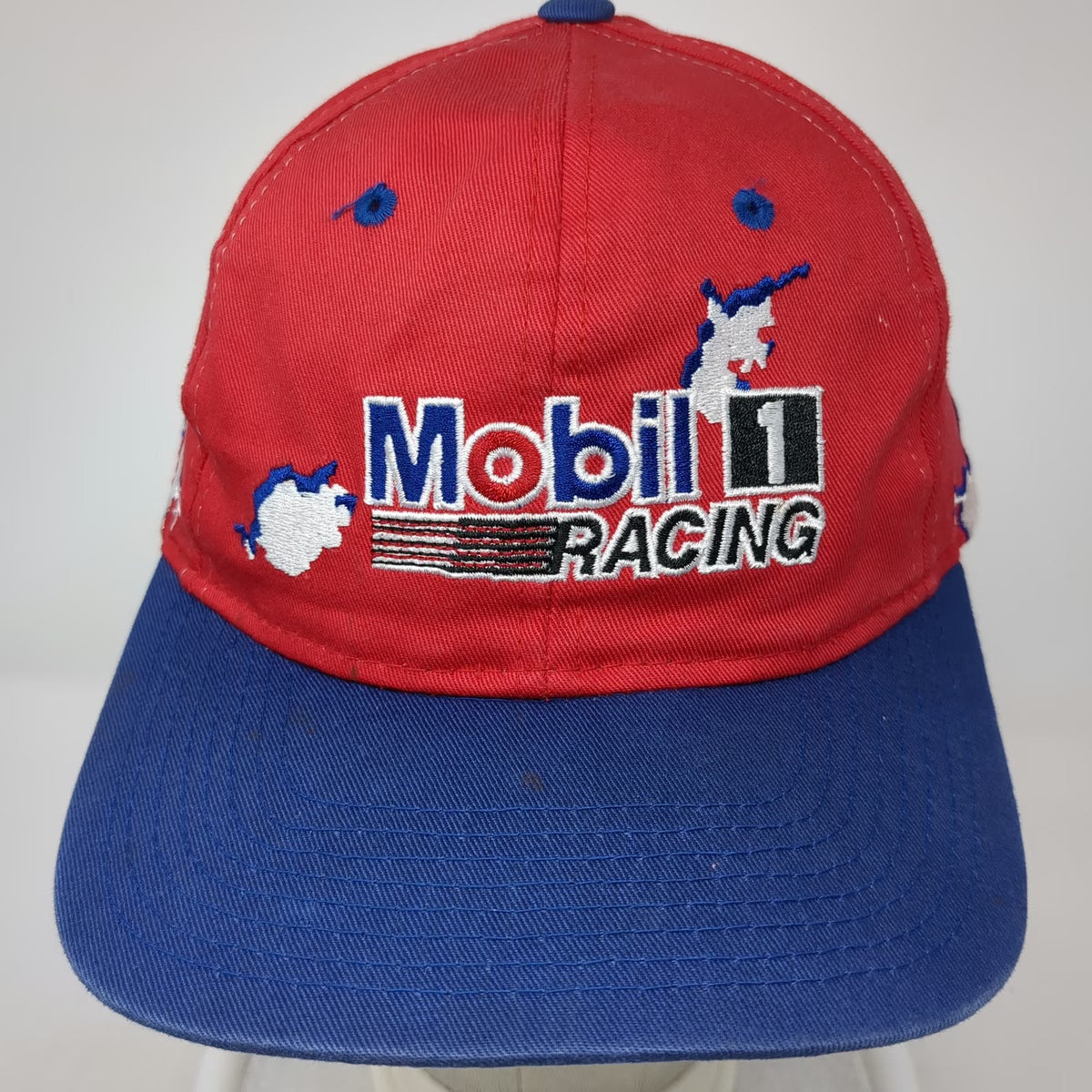 Racing Champions Snapback Red Hat One Size Mobil 1 Jeremy Mayfield 12 Pegasus