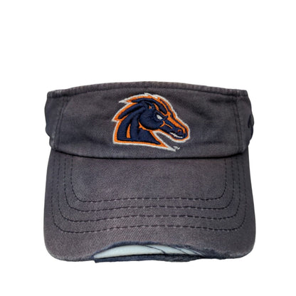 Boise State Broncos Strapback Visor Hat Blue OSFA Embroidered Zephyr NCAA