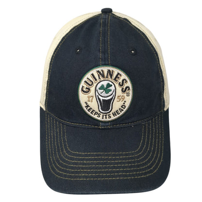 Guinness Keeps Its Head Strapback Hat Multi One Size 6 Panel Colorblock
